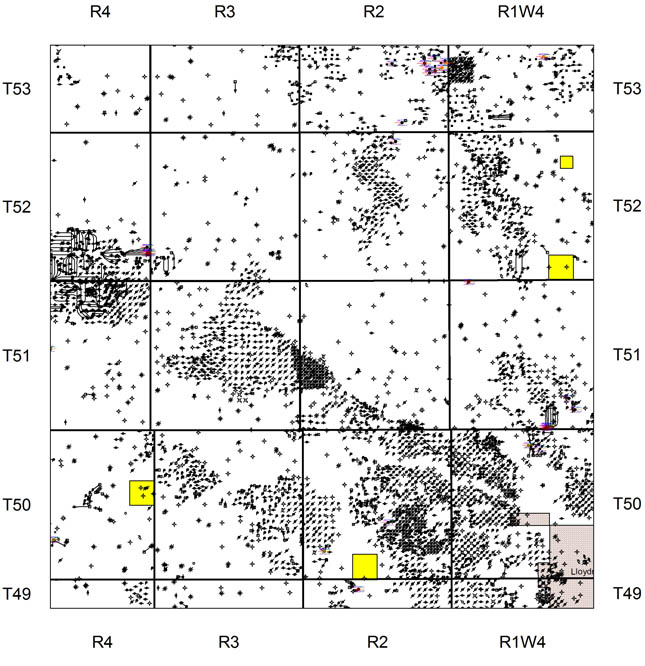 Lloydminster Land Map